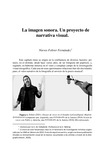 La imagen sonora. Un proyecto de narrativa visual. En R. Moreno López, D. Becerra Fernández, I. Rodrigo Martín (coords.), Visibilización de las líneas de comunicación más actuales by Nieves Febrer Fernández