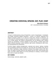 Creating convivial spaces. Eat, play, chat en Metrópolis reflexiva: diálogos interdisciplinarios sobre la ciudad contemporánea / coord. por Javier Sierra Sánchez, Celia Rangel by María Beltrán Rodríguez