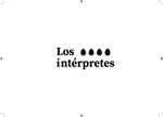 Los intérpretes by Ramiro Muñoz Pedrero